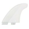 Surf * | New Threads Fcs 2 Mf Pc Twin+1 Fin Set White Xlarge