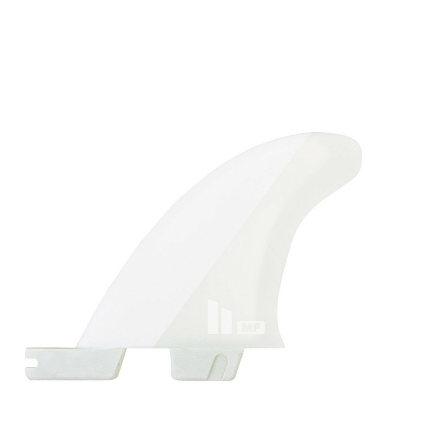 Surf * | New Threads Fcs 2 Mf Pc Twin+1 Fin Set White Xlarge