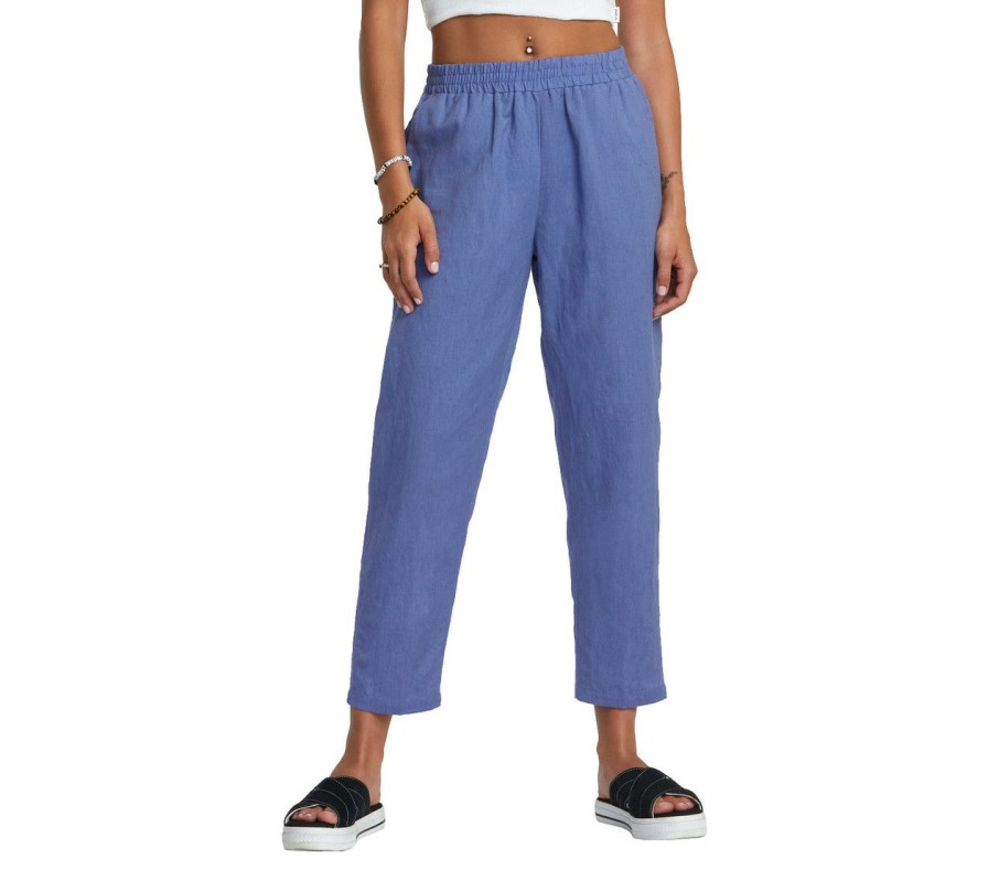 Womens * | Bargain Sale Rvca New Yume Linen Pant Pmk0