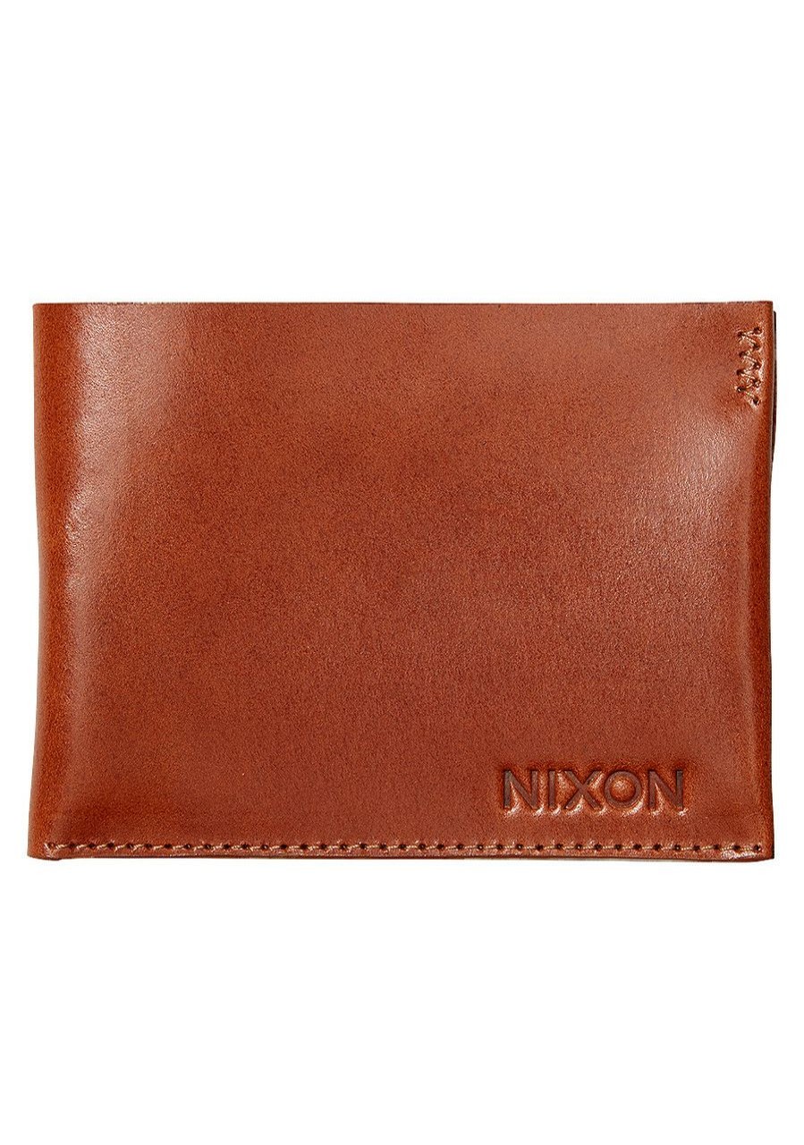 Mens * | Clearance Nixon Cache Bi-Fold Wallet Black