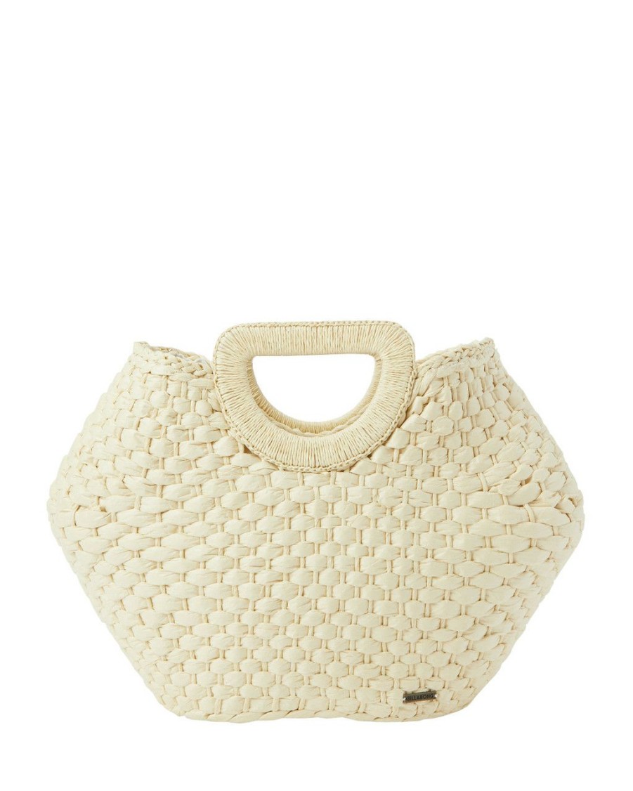 Womens * | Special Offers Billabong Seaside Straw Bag Nat