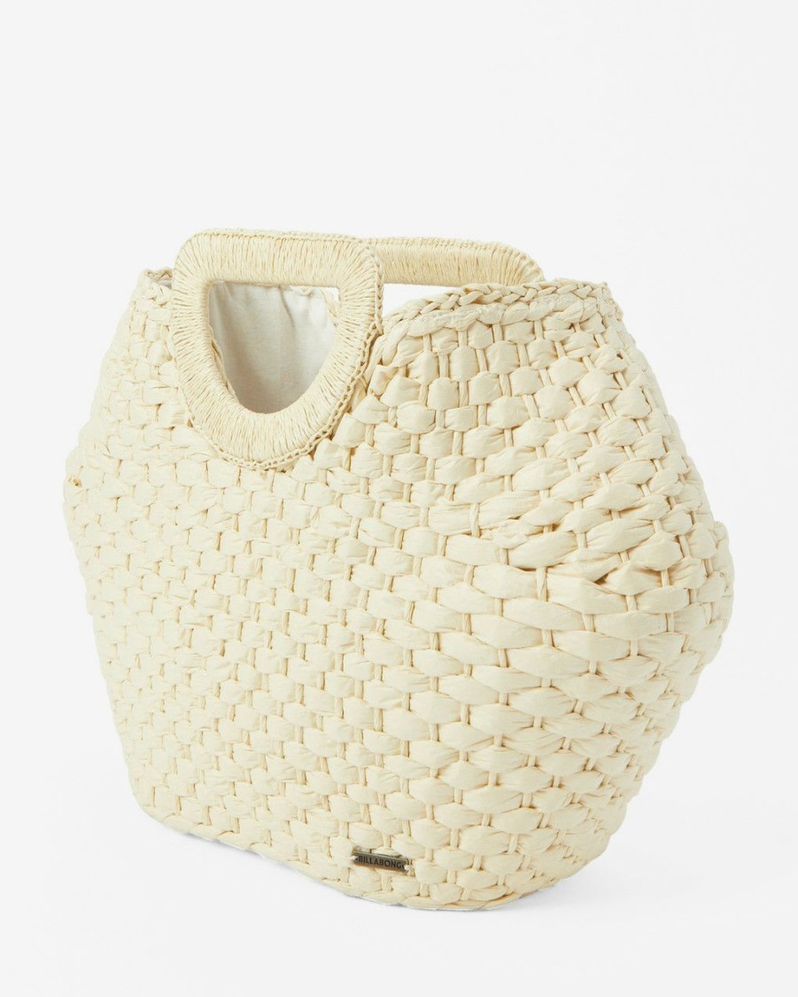 Womens * | Special Offers Billabong Seaside Straw Bag Nat