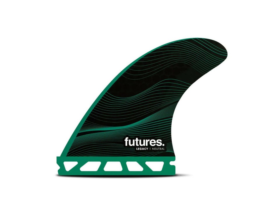 Surf * | Fire Sale Future Fins F6 Legacy Thruster Fin Set Green M