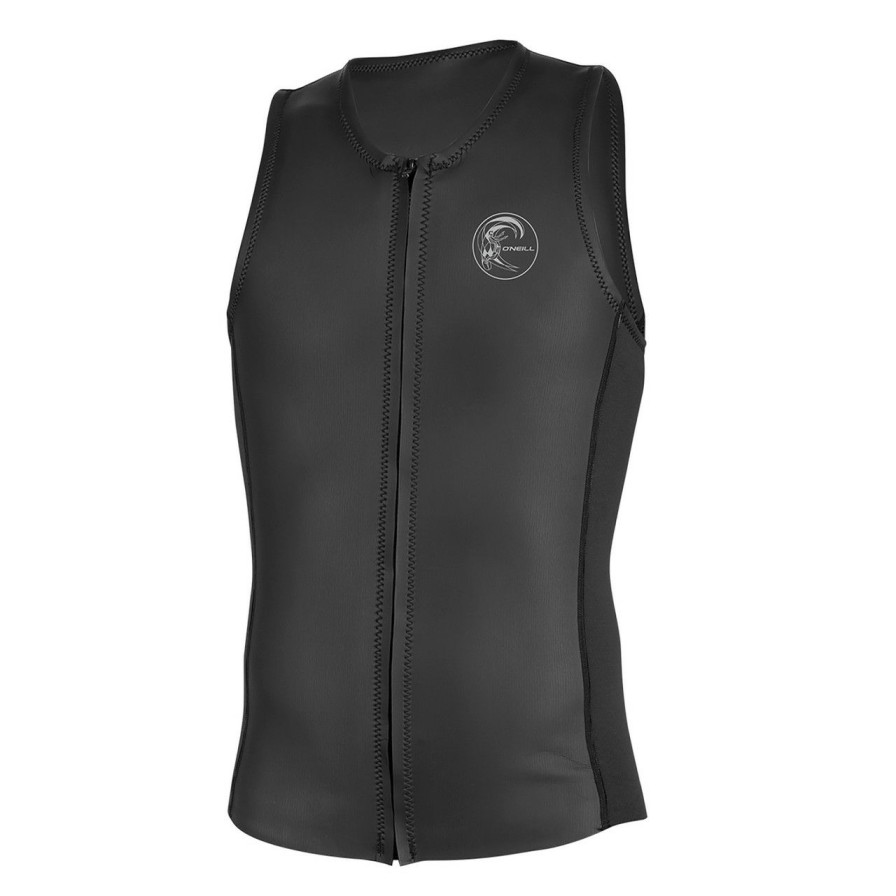 Surf * | Crazy Deals O Neill O Riginal 2Mm Full Zip Vest A00-Black-Black