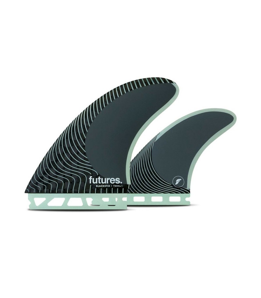 Surf * | Shop Future Fins Blackstix 3.0 Twin+1 Fin Set Frost