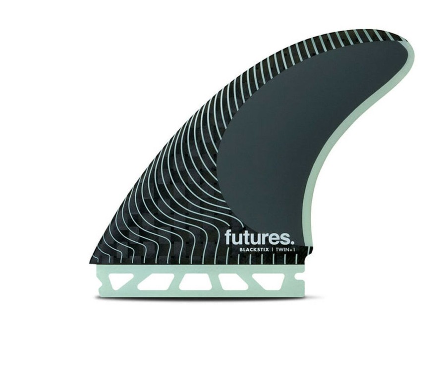 Surf * | Shop Future Fins Blackstix 3.0 Twin+1 Fin Set Frost