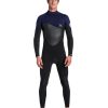 Surf * | Shop Rip Curl Omega 3/2Mm Back-Zip Fullsuit Blk-Black