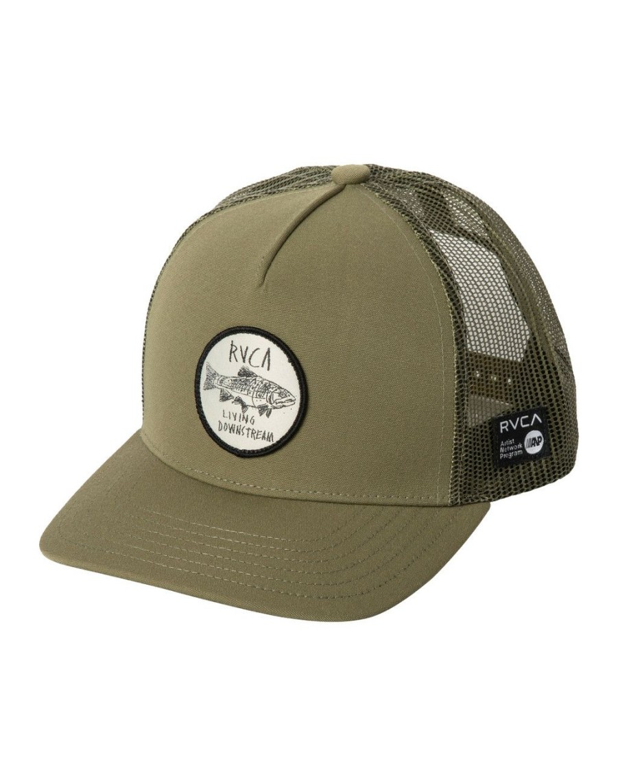 Mens * | Clearance Rvca Horton Anp Trucker Olv