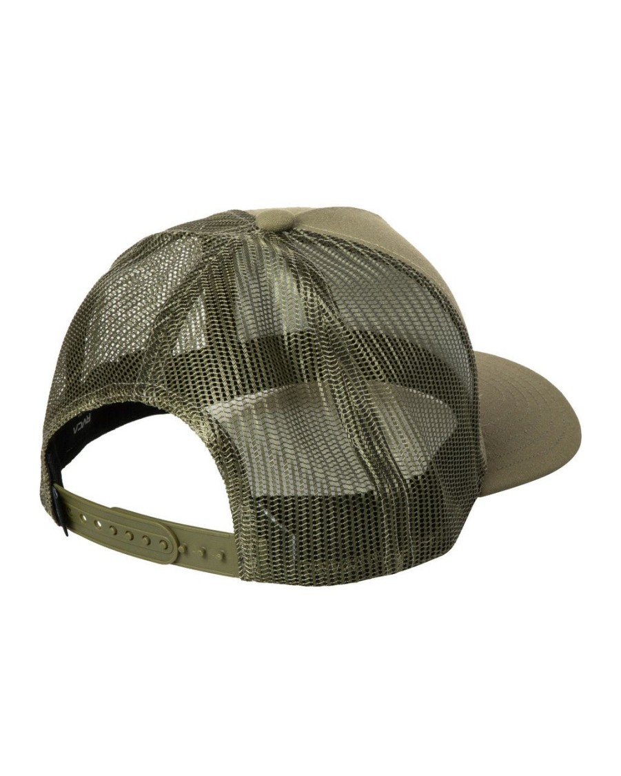 Mens * | Clearance Rvca Horton Anp Trucker Olv