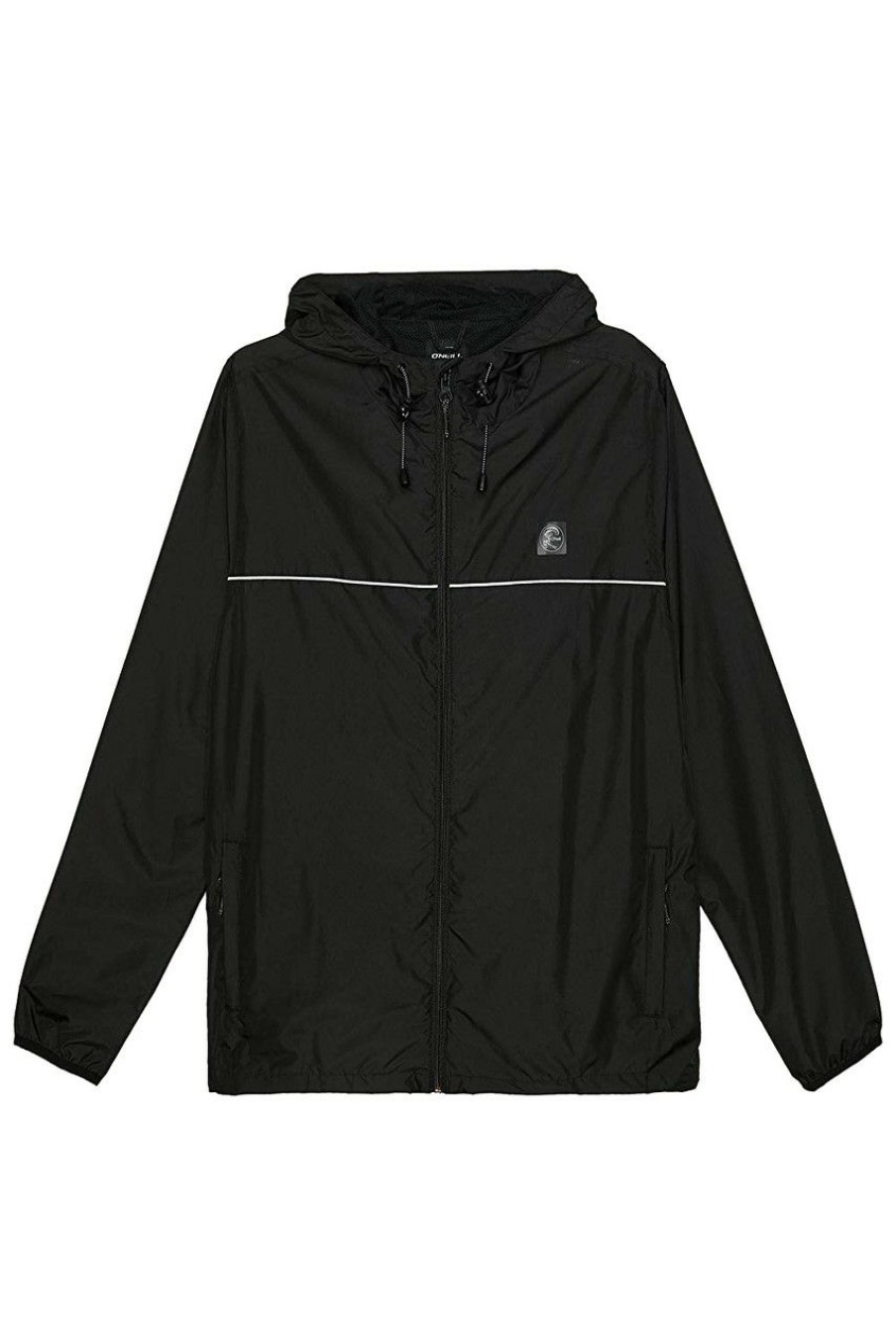 Mens * | Shop O'Neill Nomadic Windbreaker Blk-Black