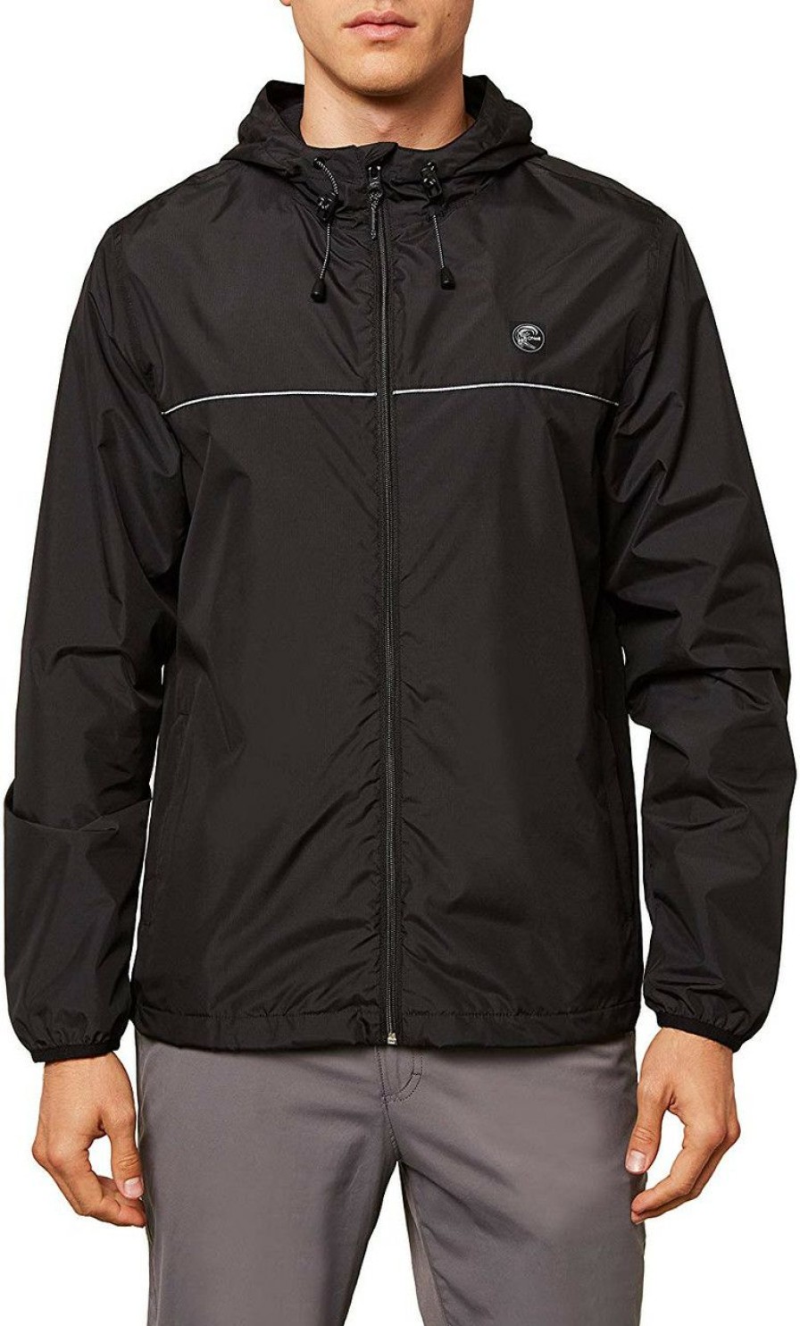 Mens * | Shop O'Neill Nomadic Windbreaker Blk-Black