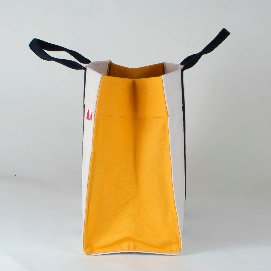 Womens * | New Threads Shore Havana Tote Bag Canary