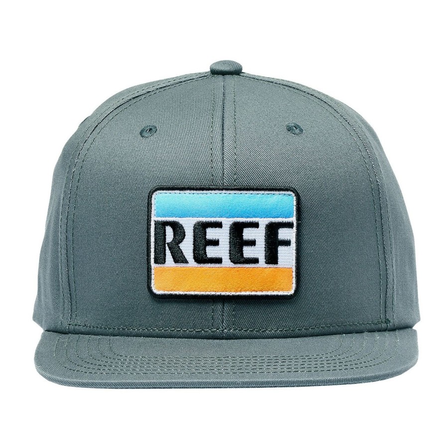 Mens * | Online Discount Reef Samson Snapback Hat Quiet Shade