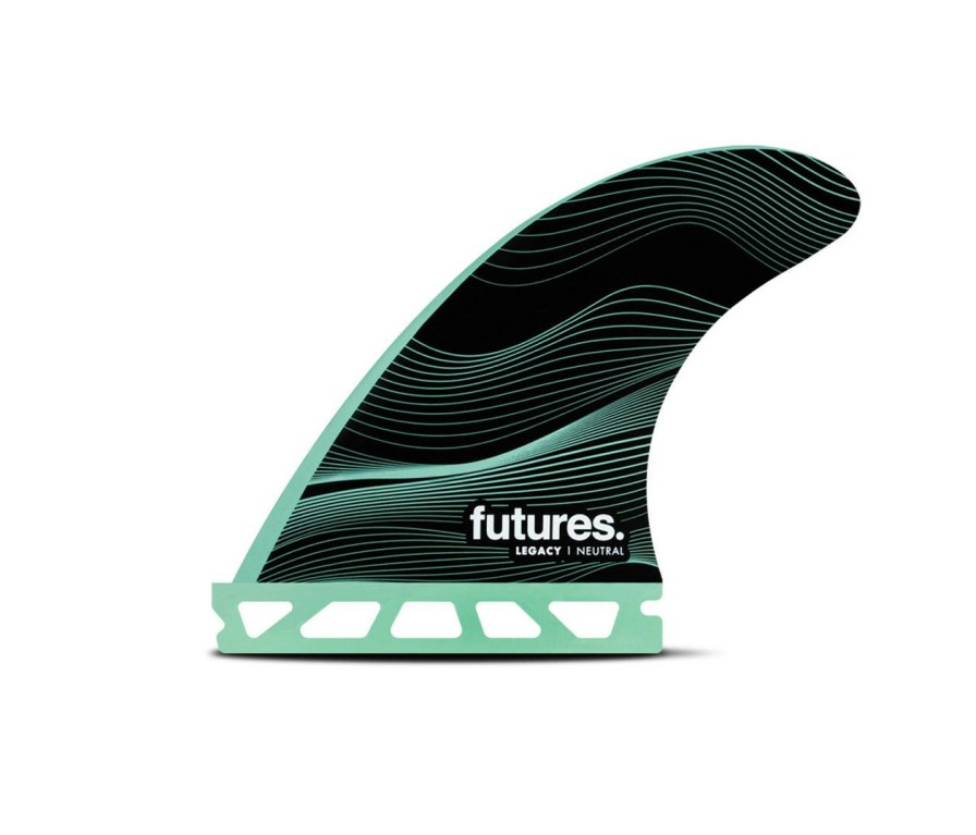 Surf * | Quality Guarantee Future Fins F4 Hc Legacy Thruster Fin Set Green S