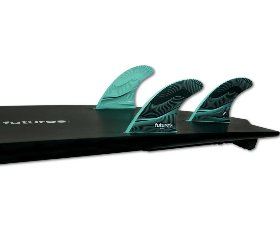 Surf * | Quality Guarantee Future Fins F4 Hc Legacy Thruster Fin Set Green S