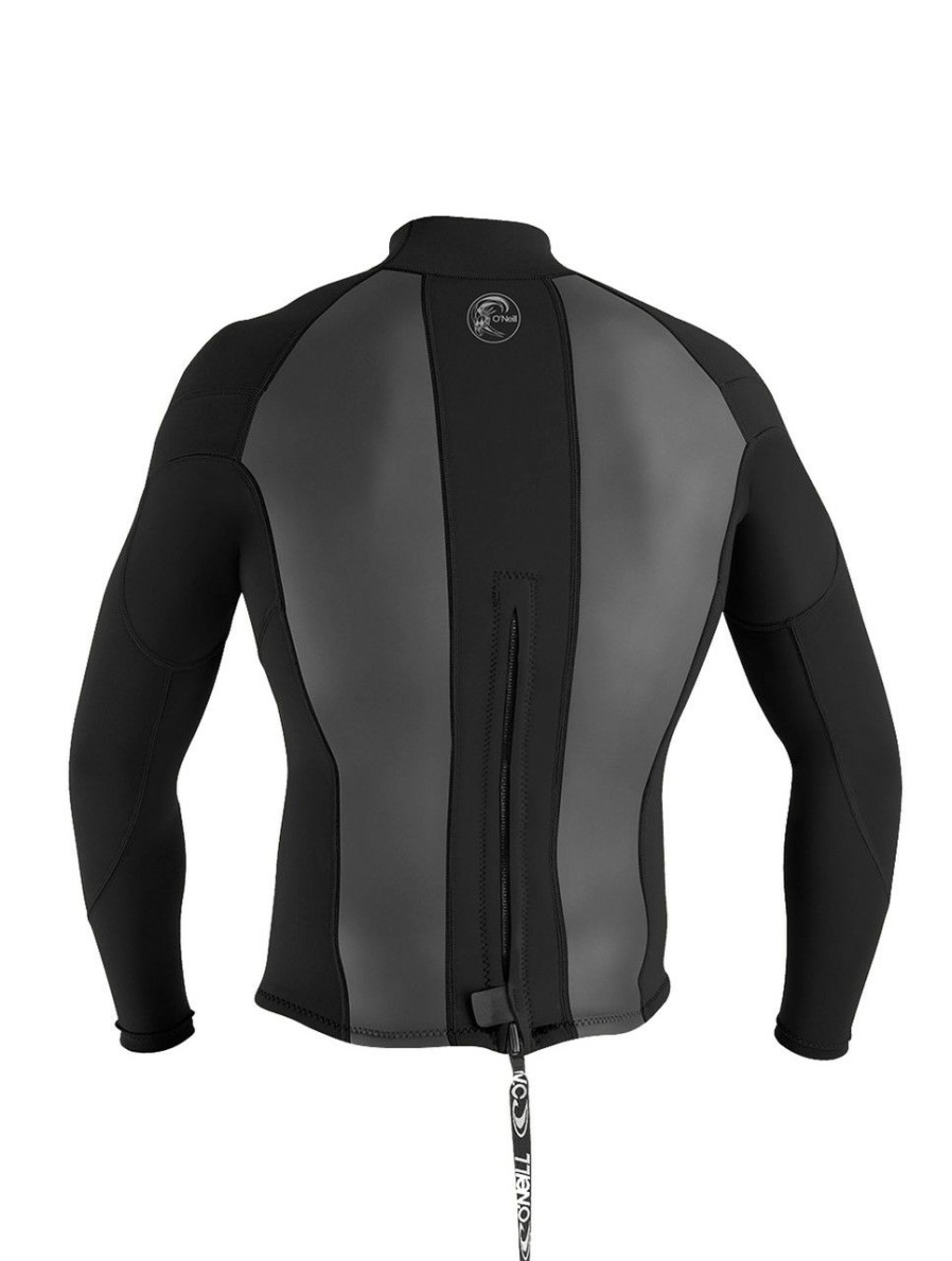 Surf * | Fashionable O Neill O Riginal 2Mm L/S Wetsuit Jacket A05-Black-Black-Black