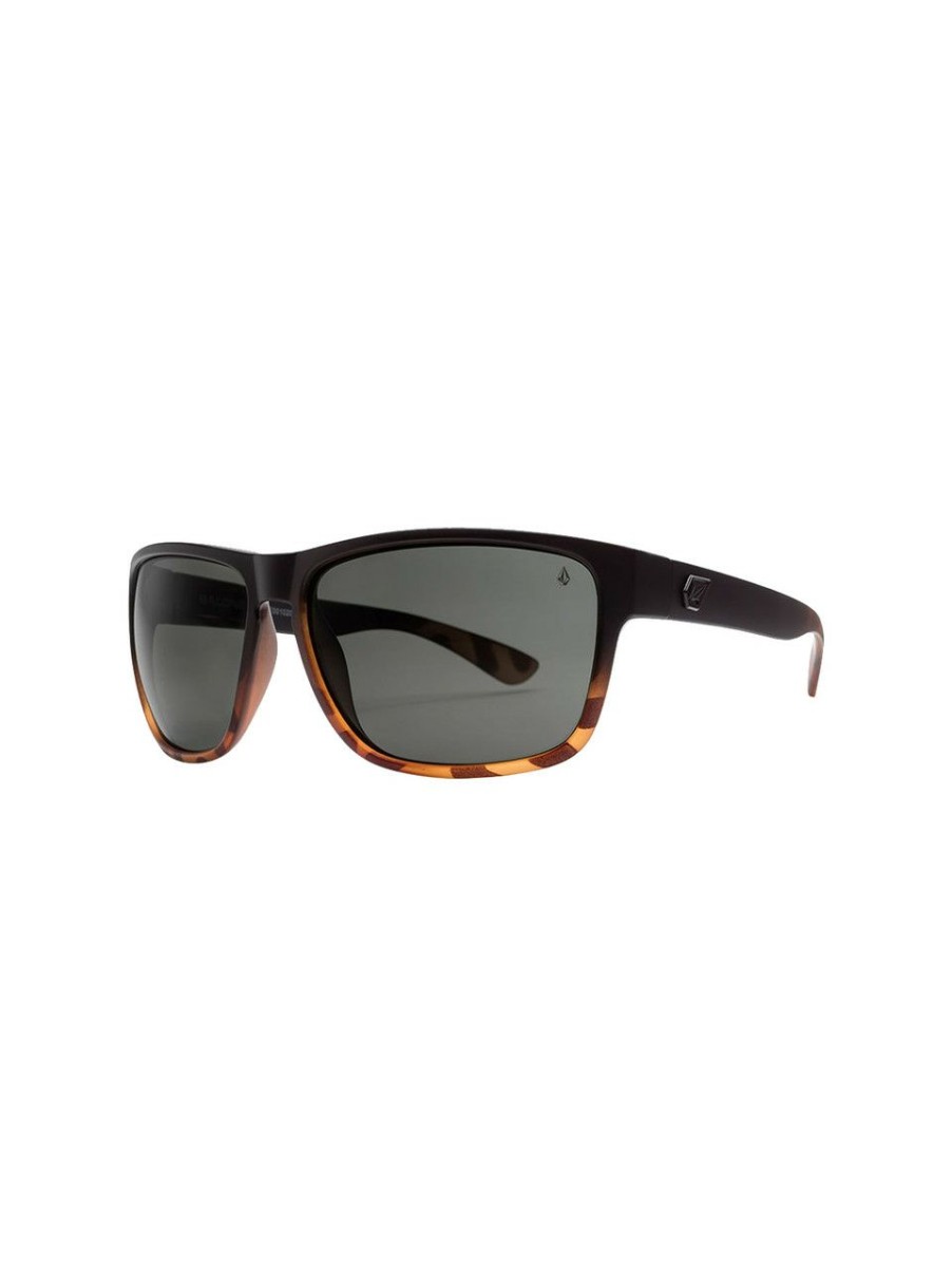 Mens * | Shop Volcom Baloney Polarized Sunglasses Mattetortoise