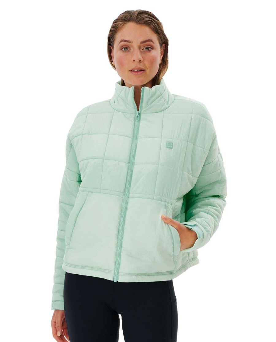 Womens * | Clearance Sale Rip Curl Anti-Series Anotea Pack Jacket 0067-Mint