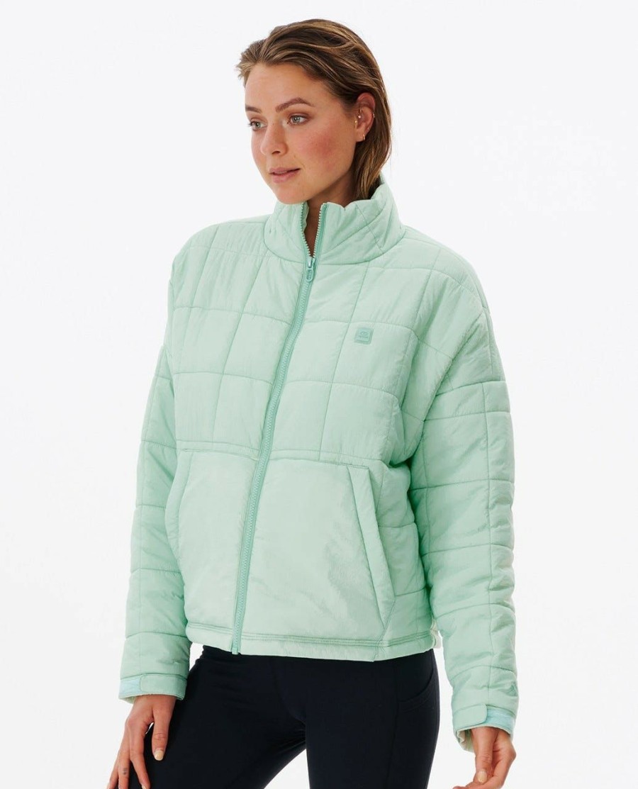 Womens * | Clearance Sale Rip Curl Anti-Series Anotea Pack Jacket 0067-Mint