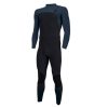 Surf * | Excellent O Neill Hyperfreak Comp-X 2+Mm Zipless Fullsuit Hh7-Black-Cadet Blue