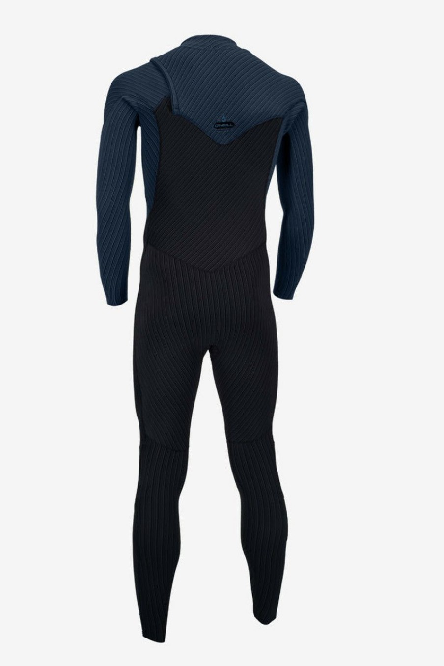 Surf * | Excellent O Neill Hyperfreak Comp-X 2+Mm Zipless Fullsuit Hh7-Black-Cadet Blue