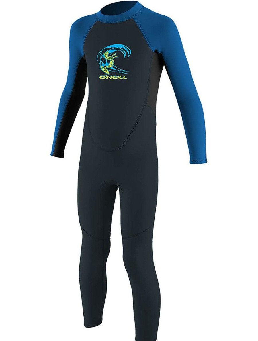 Surf * | Excellent O Neill Reactor-2 2Mm Back Zip Toddler Fullsuit Fv4-Slate-Black-Ocean