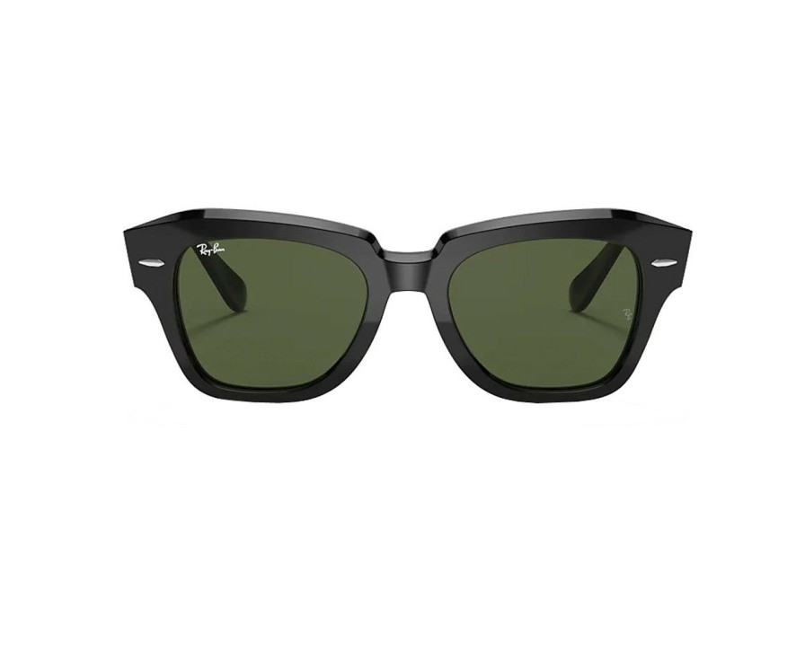 Womens * | Cheaper Ray Ban State Street Polarized Sunglasses Greenclassic