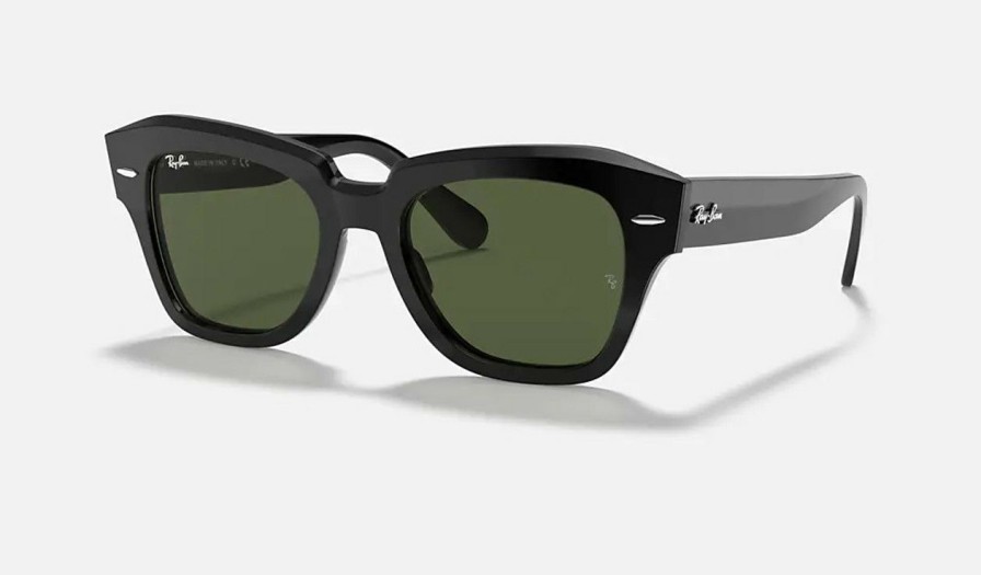 Womens * | Cheaper Ray Ban State Street Polarized Sunglasses Greenclassic