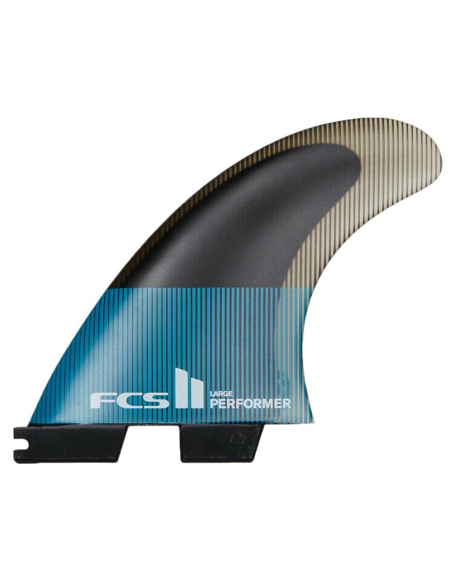 Surf * | Clearance Fcs 2 Performer Pc Quad-Fin Set Teal-Black M