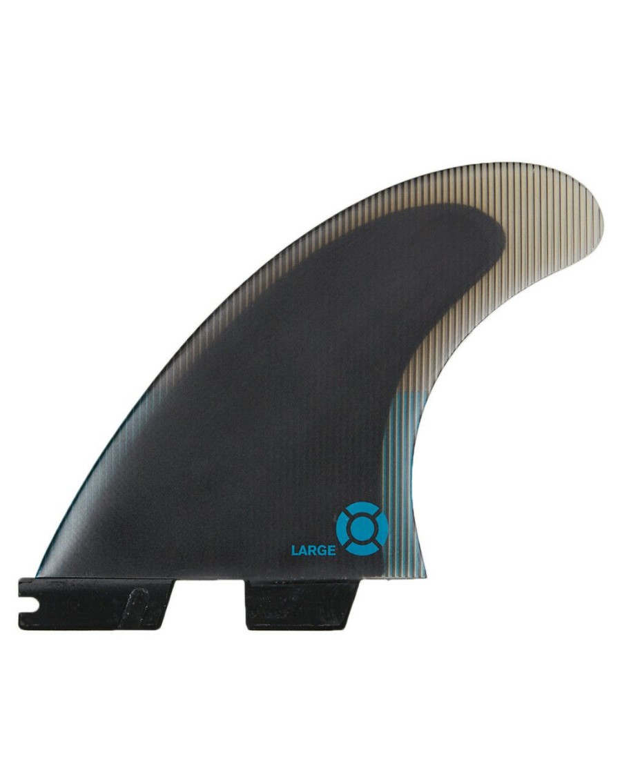 Surf * | Clearance Fcs 2 Performer Pc Quad-Fin Set Teal-Black M