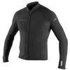 Surf * | Exclusive Design O Neill Reactor-2 1.5Mm Front Zip L/S Jacket A00-Black-Black