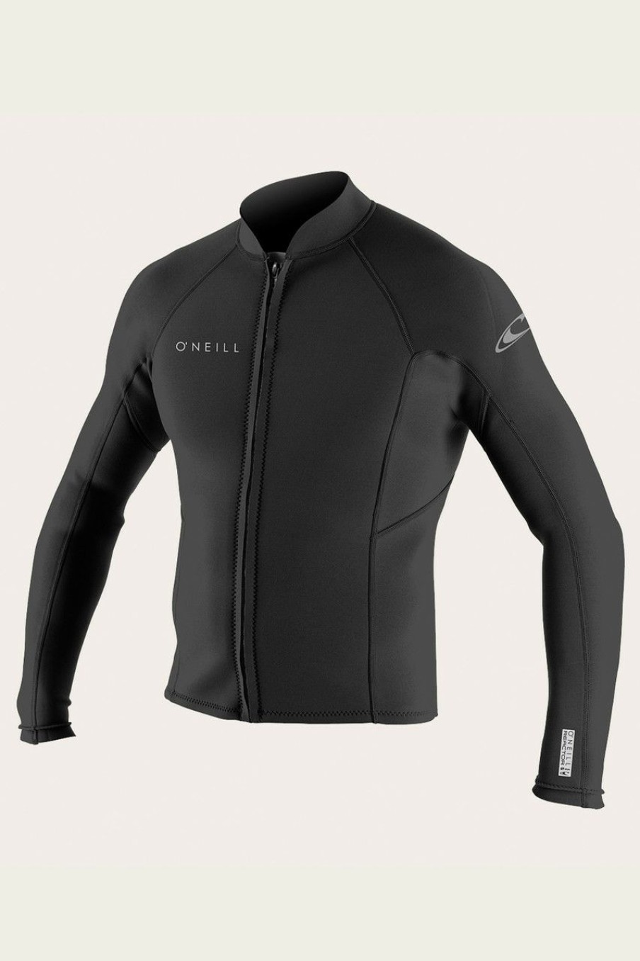 Surf * | Exclusive Design O Neill Reactor-2 1.5Mm Front Zip L/S Jacket A00-Black-Black