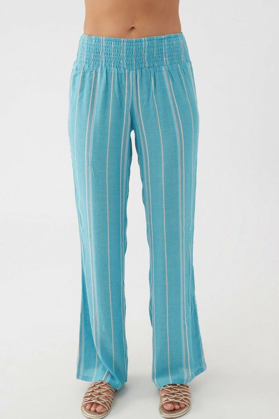 Womens * | Crazy Deals O'Neill Johnny Stripe Beach Pants Blo