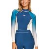 Surf * | Clearance Sale Roxy Rise Collection 1.5Mm Ls Back Zip Womens Springsuit Bqp0-Iodine Blue