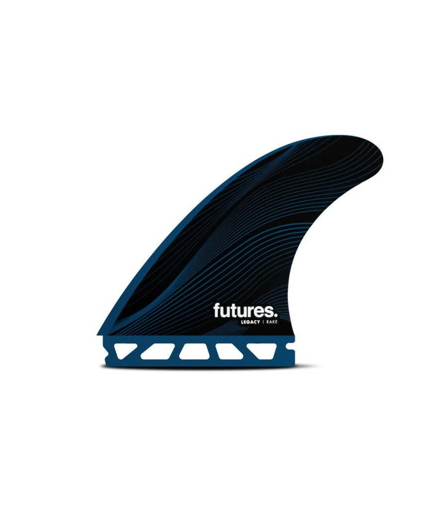 Surf * | Quality Guarantee Future Fins R8 Honeycomb Thruster Fin Set Blue L