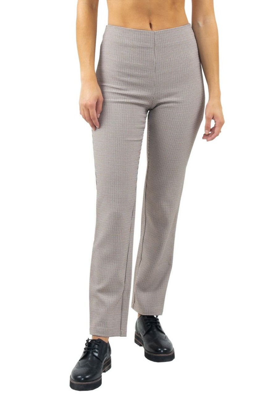 Womens * | Exclusive Design Rusty Sparrow Stretch Pant Brm-Browndiamond