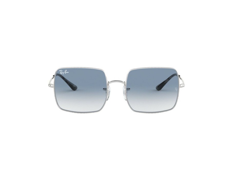 Mens * | Crazy Deals Ray Ban Square Sunglasses Gradientblue