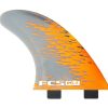 Surf * | Quality Guarantee Fcs Pc-7 Tri-Fin Set Orange Smoke L